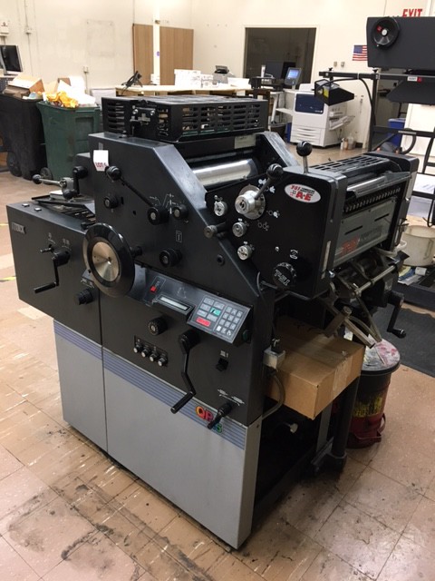 AB DICK QP 25 / 9970 2 COLOR AE-T51 KOMPAC DAMP  *** VERY NICE PRESS for $5900  CALL DAVE ***