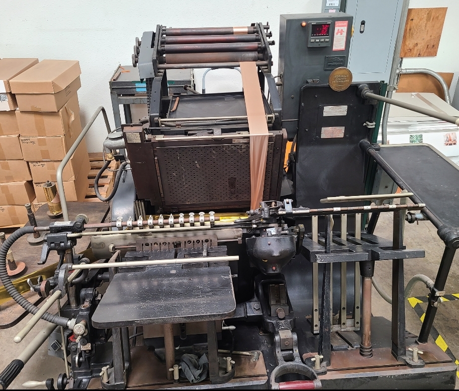 1985 HEIDELBERG 13×18 WINDMILL FACTORY FOIL STAMPING!! Last Year they Built these windmills!! Call / Text / whatsapp 714 642 7990.