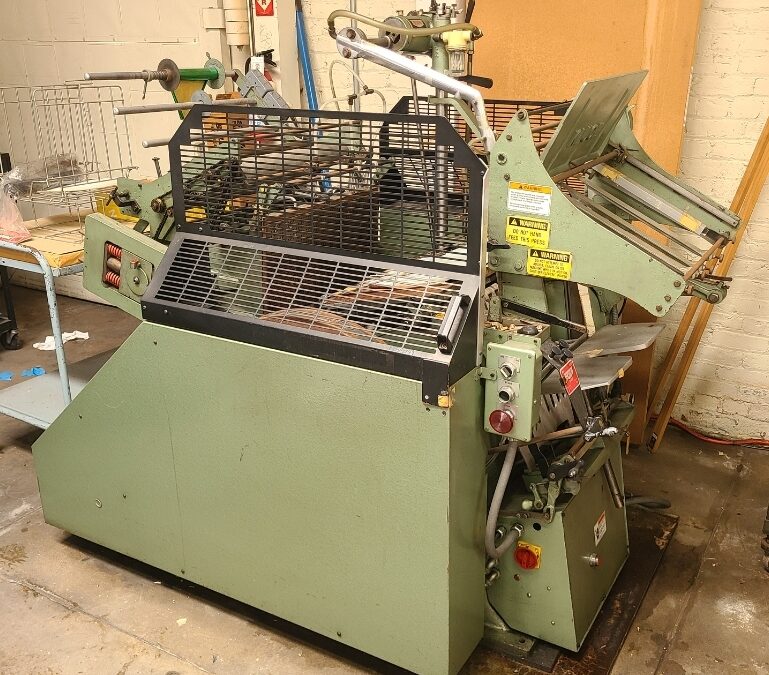 KLUGE FOIL STAMPING MACHINE 14X22 WITH SAFETY COVERS $12,500 CALL TEXT WHATSAPP DAVE 714 642 7990